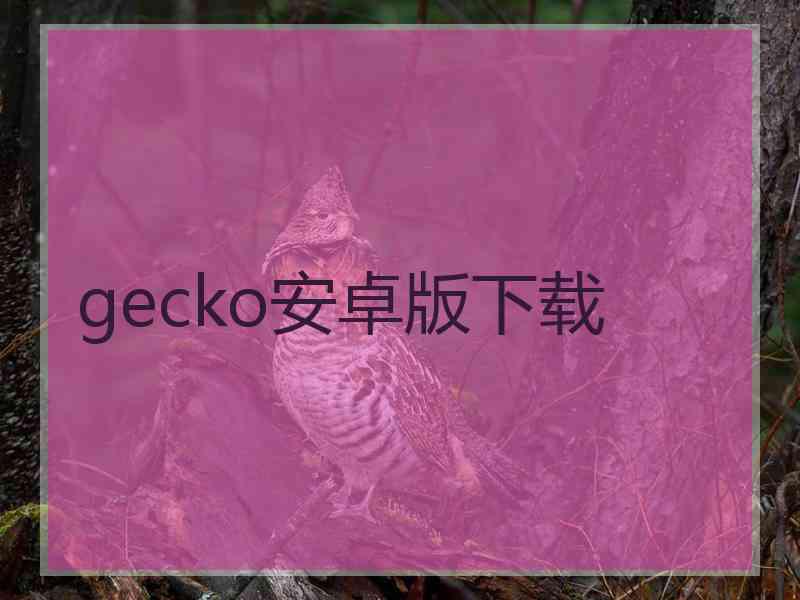 gecko安卓版下载