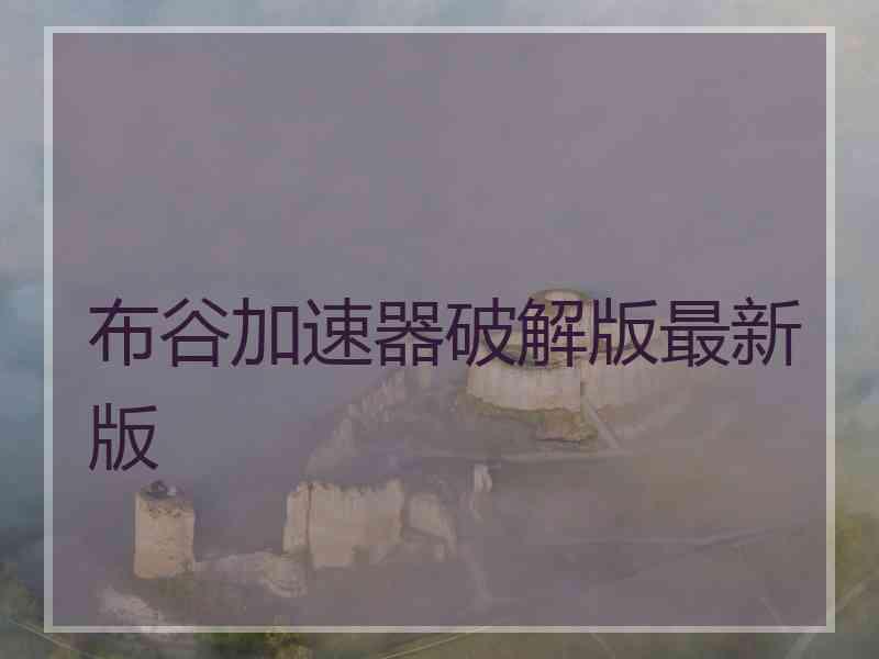 布谷加速器破解版最新版