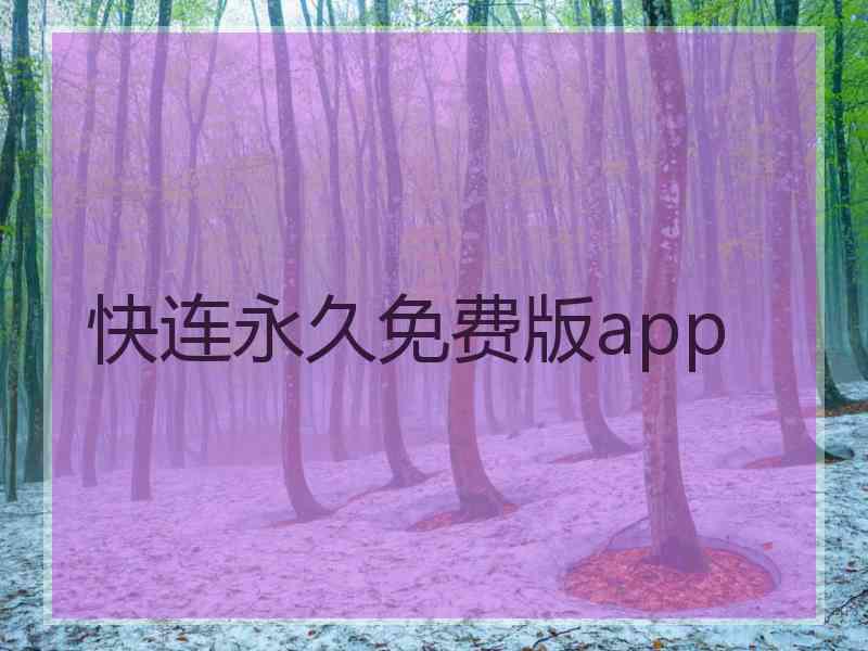 快连永久免费版app