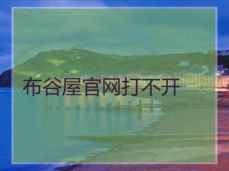 布谷屋官网打不开