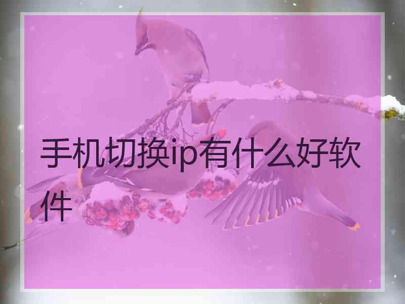 手机切换ip有什么好软件