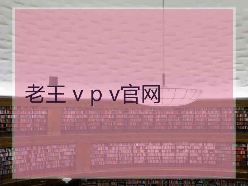 老王 v p v官网
