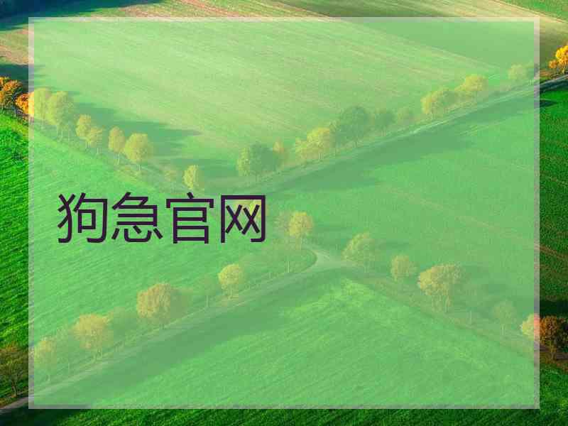 狗急官网