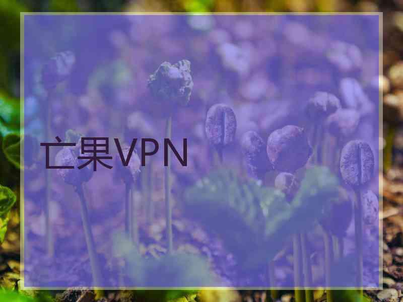 亡果VPN