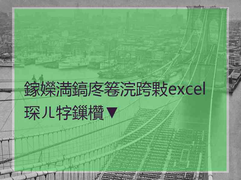 鎵嬫満鎬庝箞浣跨敤excel琛ㄦ牸鏁欑▼