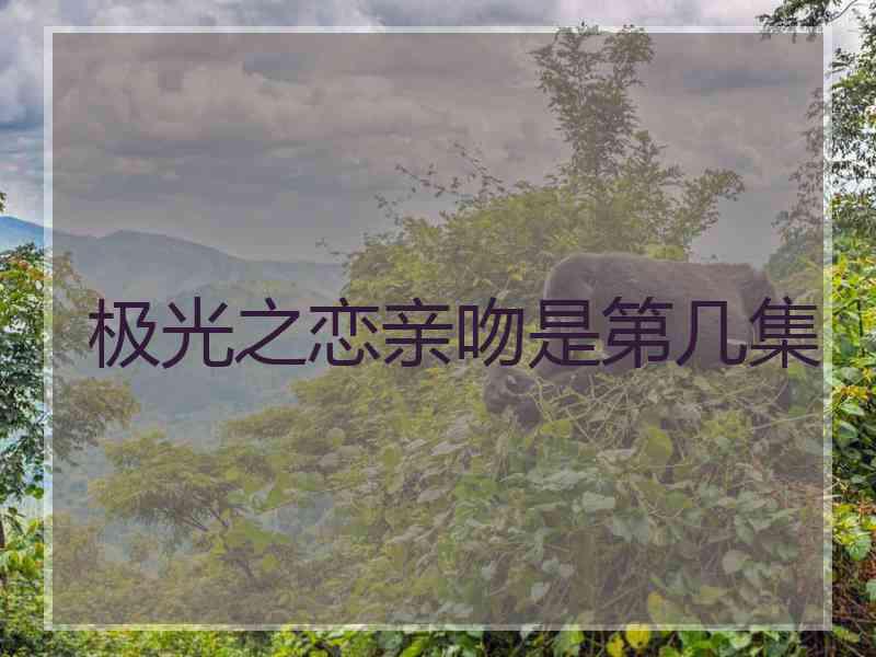 极光之恋亲吻是第几集