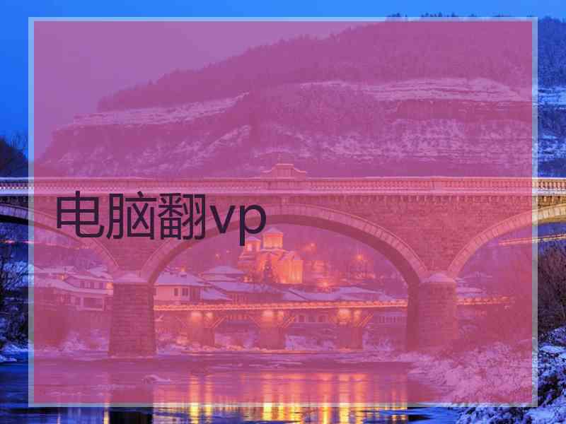 电脑翻vp