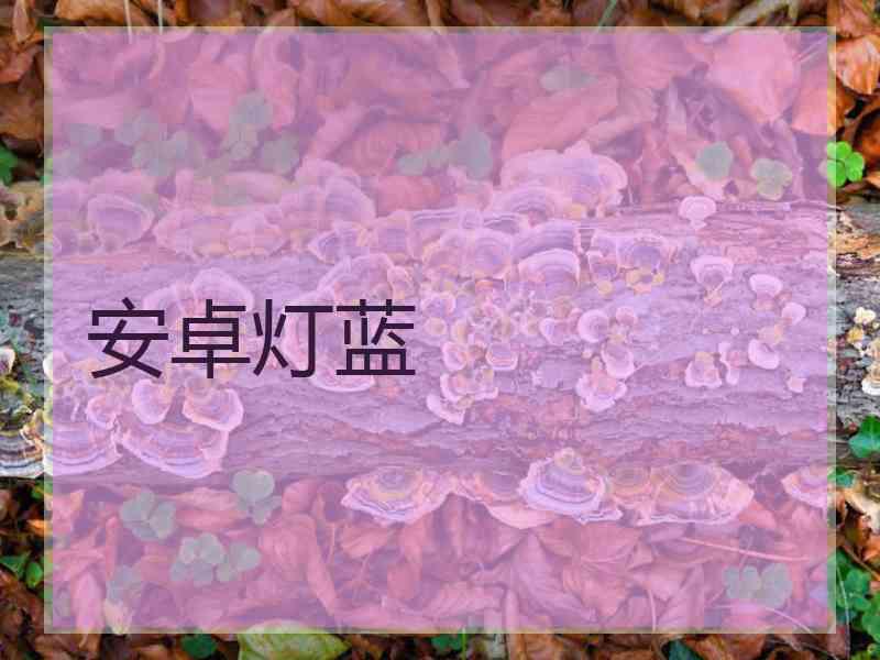 安卓灯蓝