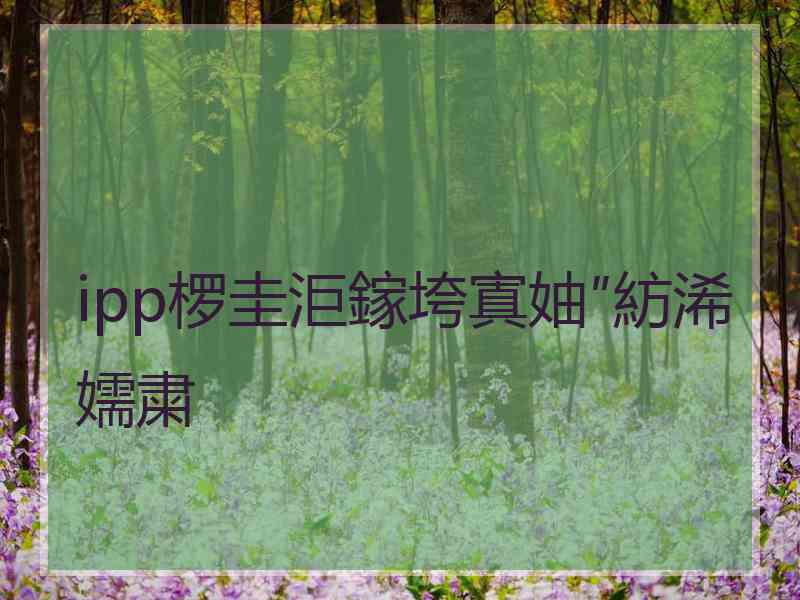 ipp椤圭洰鎵垮寘妯″紡浠嬬粛