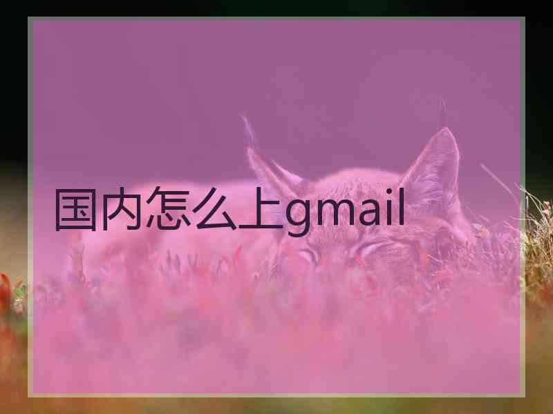 国内怎么上gmail