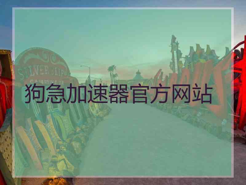 狗急加速器官方网站