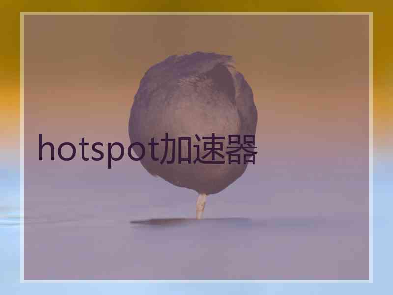 hotspot加速器