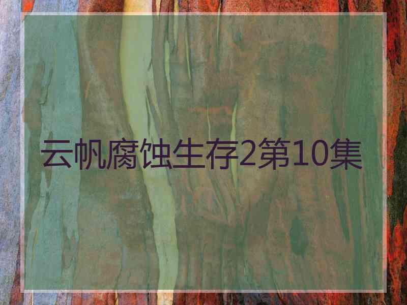 云帆腐蚀生存2第10集