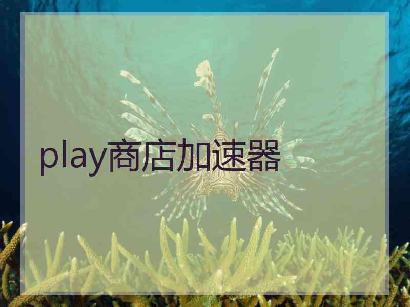 play商店加速器