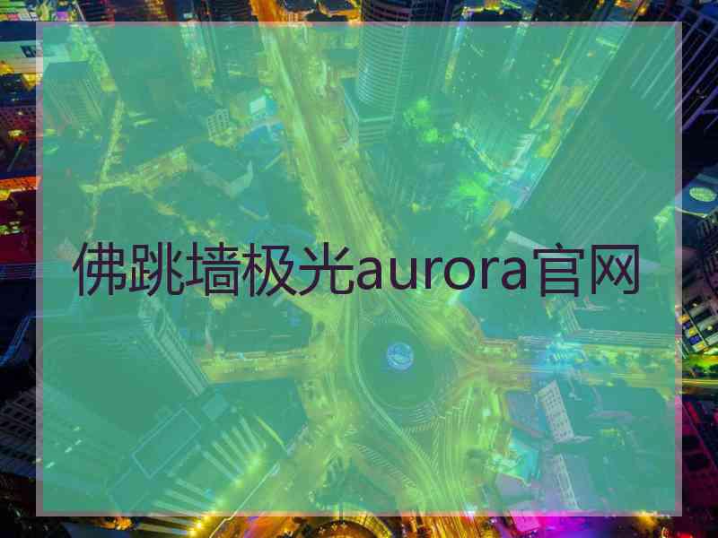 佛跳墙极光aurora官网