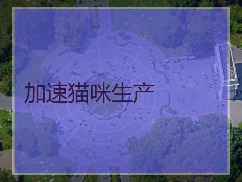 加速猫咪生产