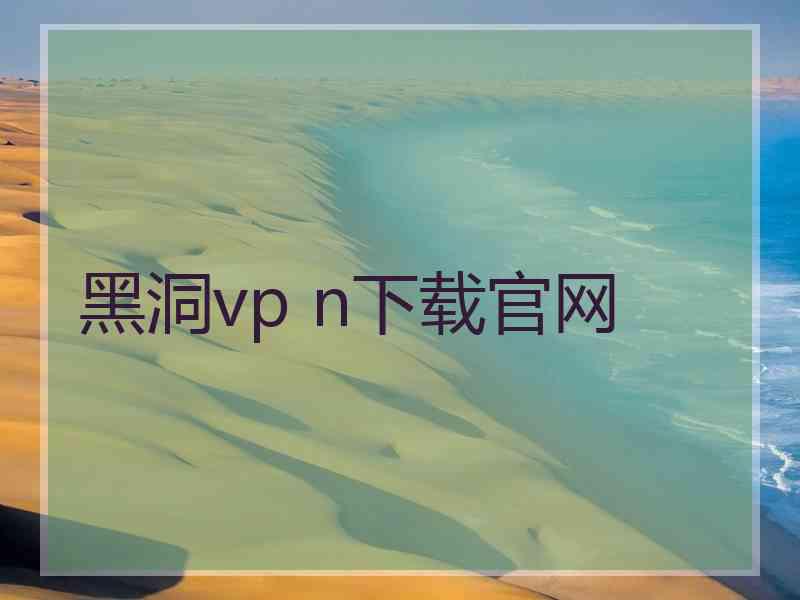 黑洞vp n下载官网