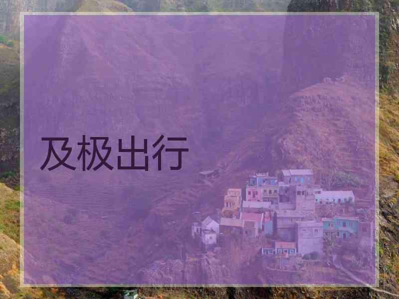 及极出行