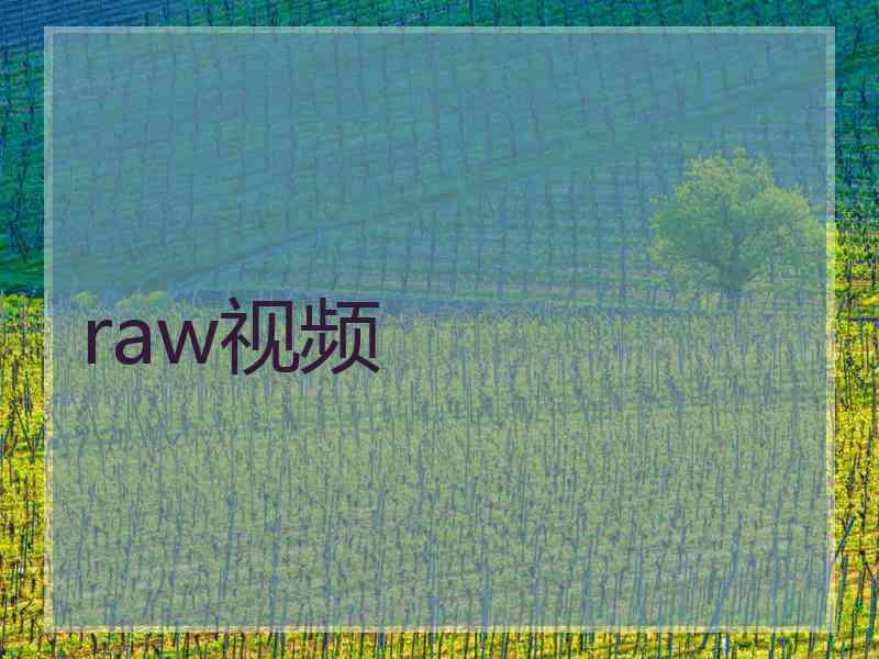 raw视频