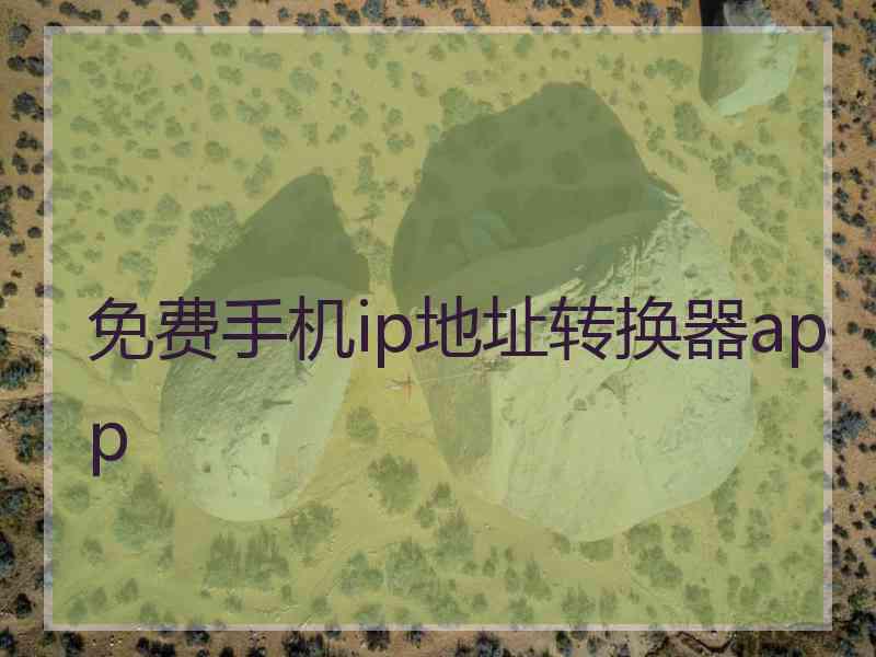 免费手机ip地址转换器app