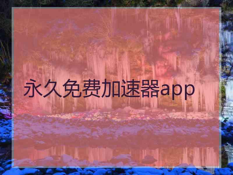 永久免费加速器app