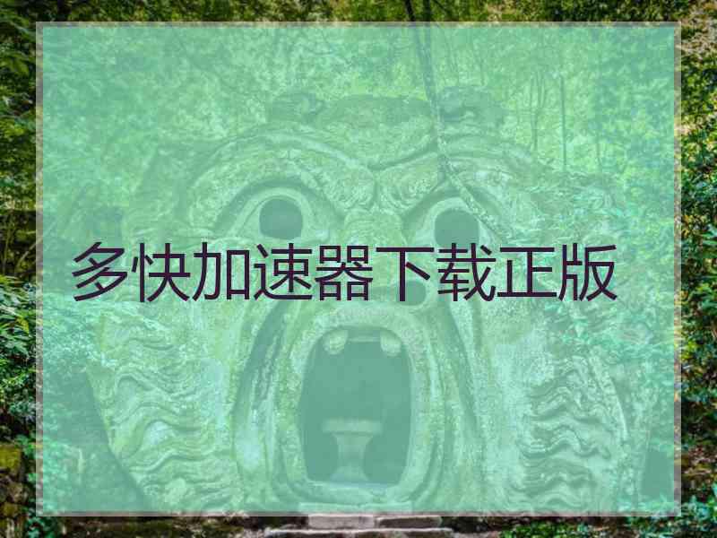 多快加速器下载正版
