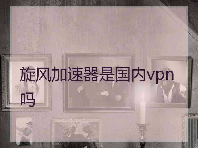 旋风加速器是国内vpn吗
