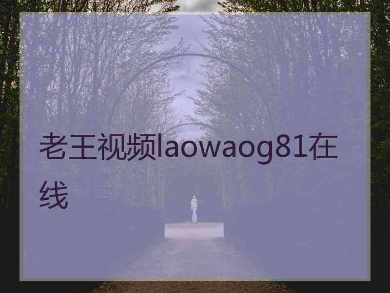 老王视频laowaog81在线