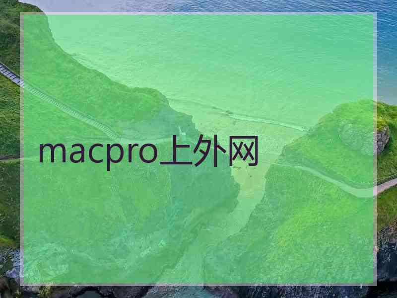 macpro上外网