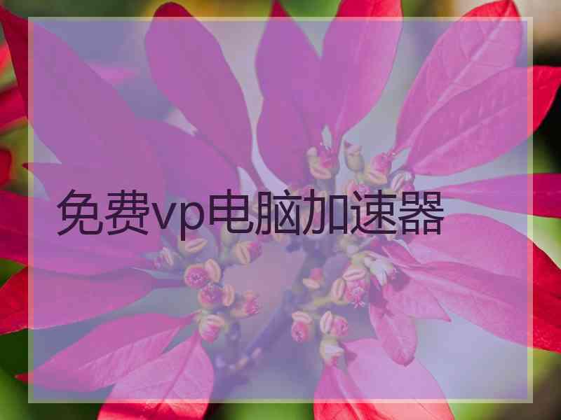 免费vp电脑加速器