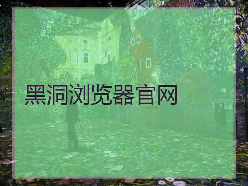 黑洞浏览器官网