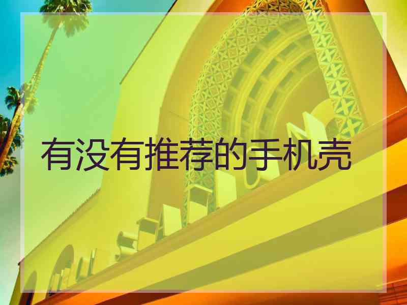 有没有推荐的手机壳