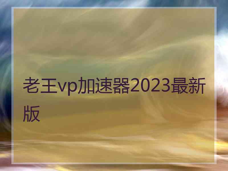 老王vp加速器2023最新版