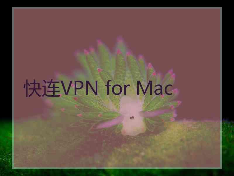 快连VPN for Mac