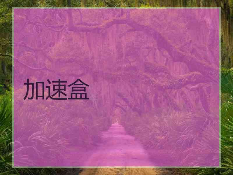 加速盒