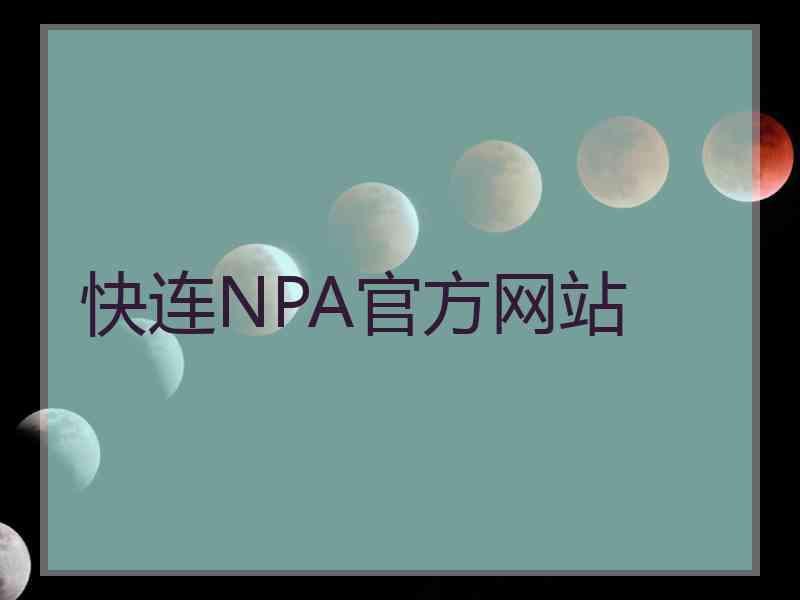 快连NPA官方网站
