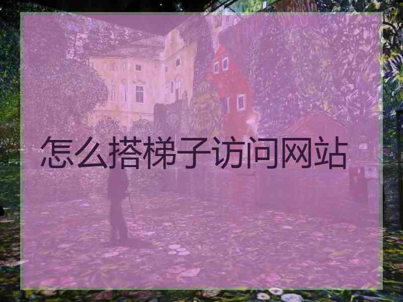怎么搭梯子访问网站