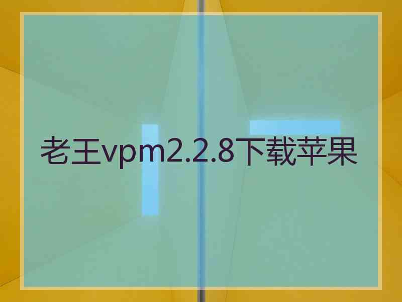 老王vpm2.2.8下载苹果