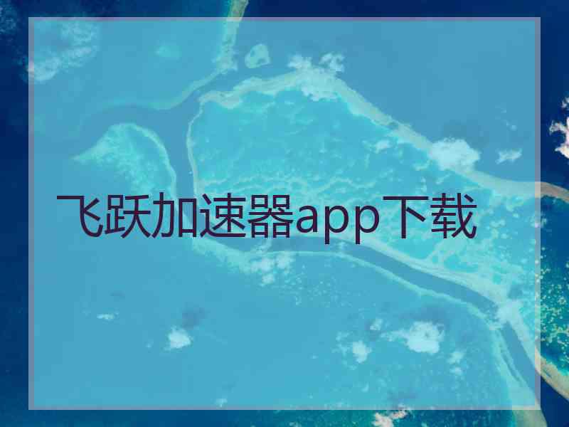 飞跃加速器app下载