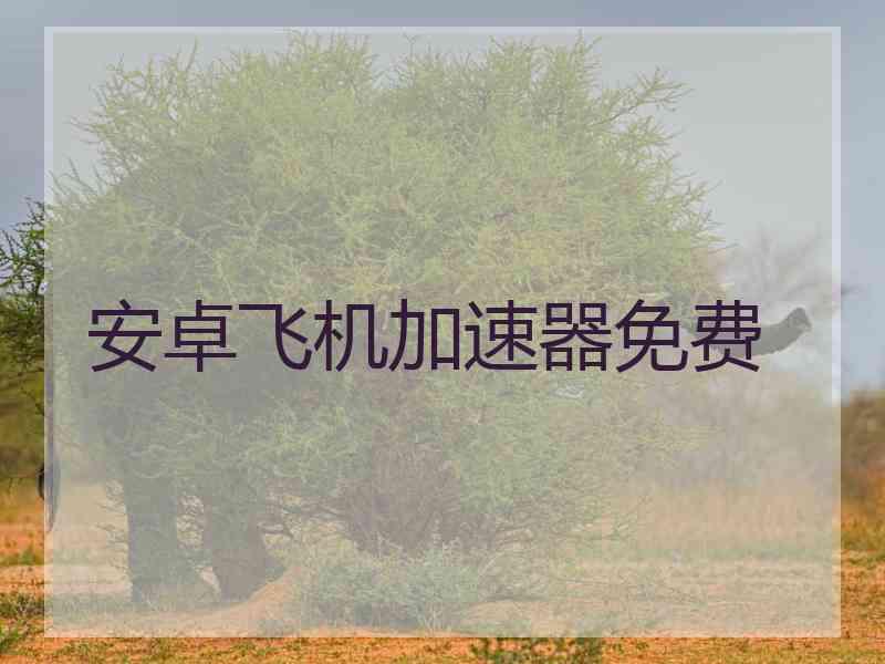 安卓飞机加速器免费