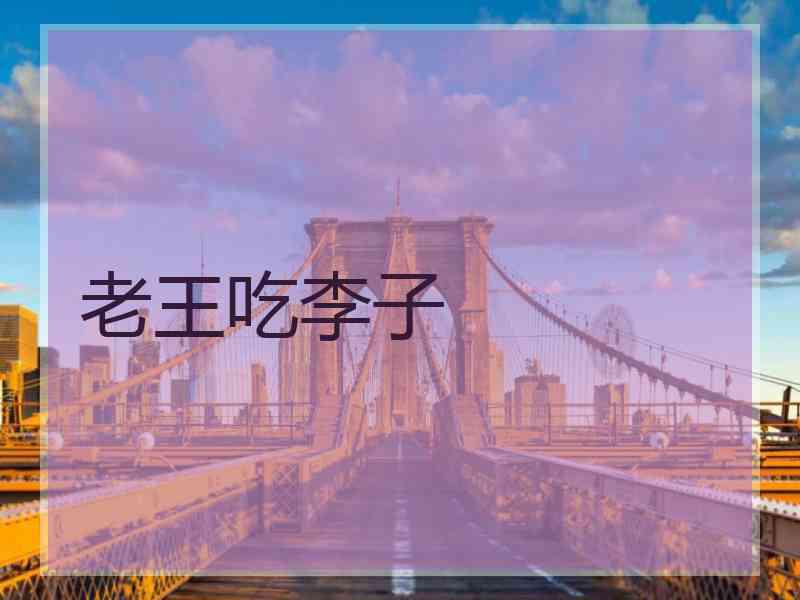 老王吃李子