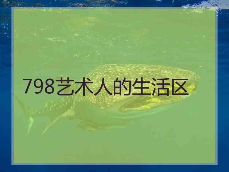 798艺术人的生活区