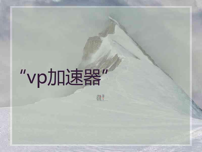 “vp加速器”