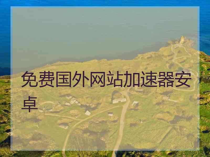 免费国外网站加速器安卓