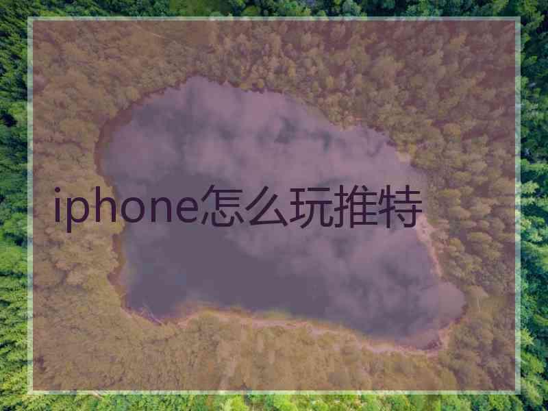 iphone怎么玩推特