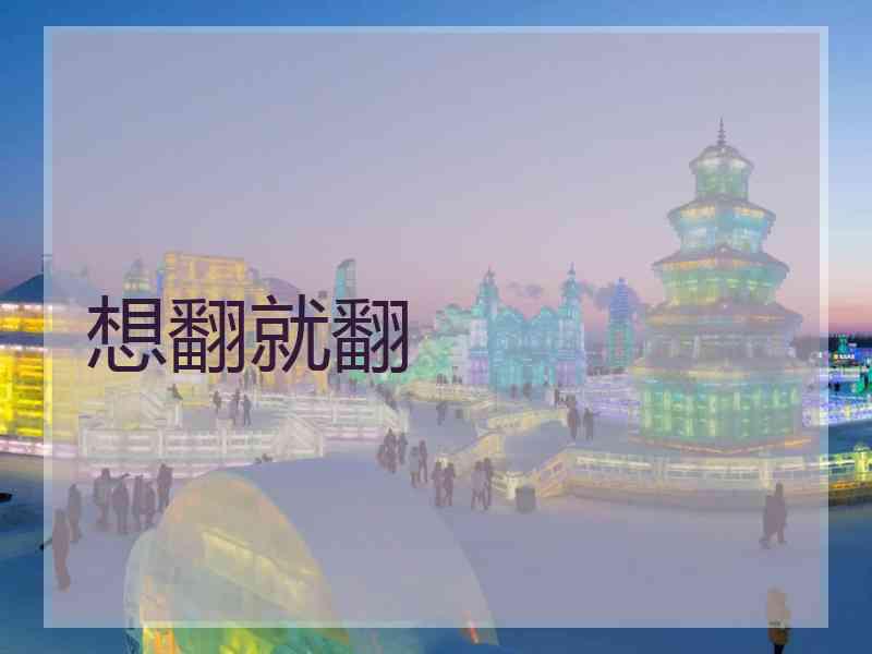 想翻就翻