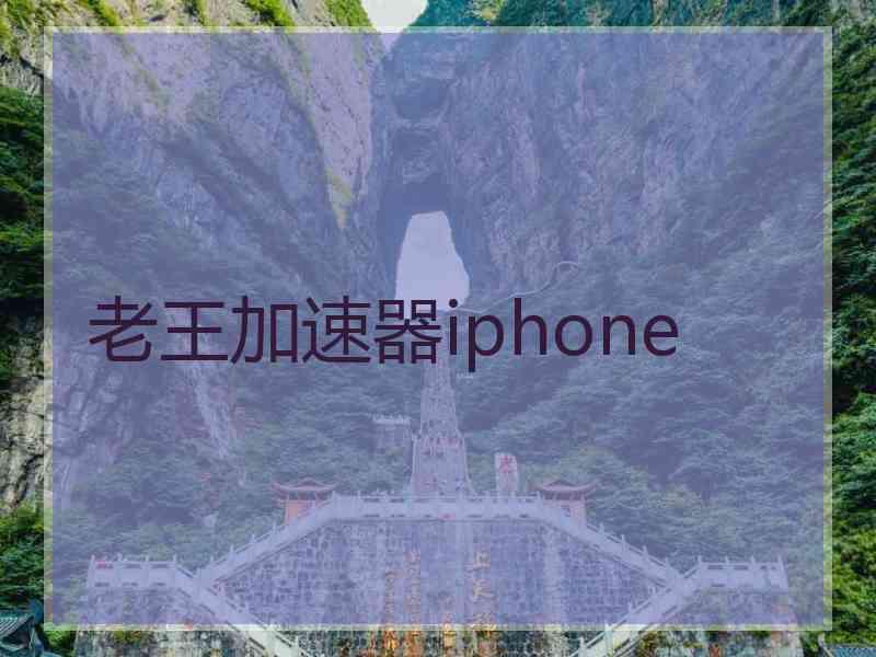 老王加速器iphone