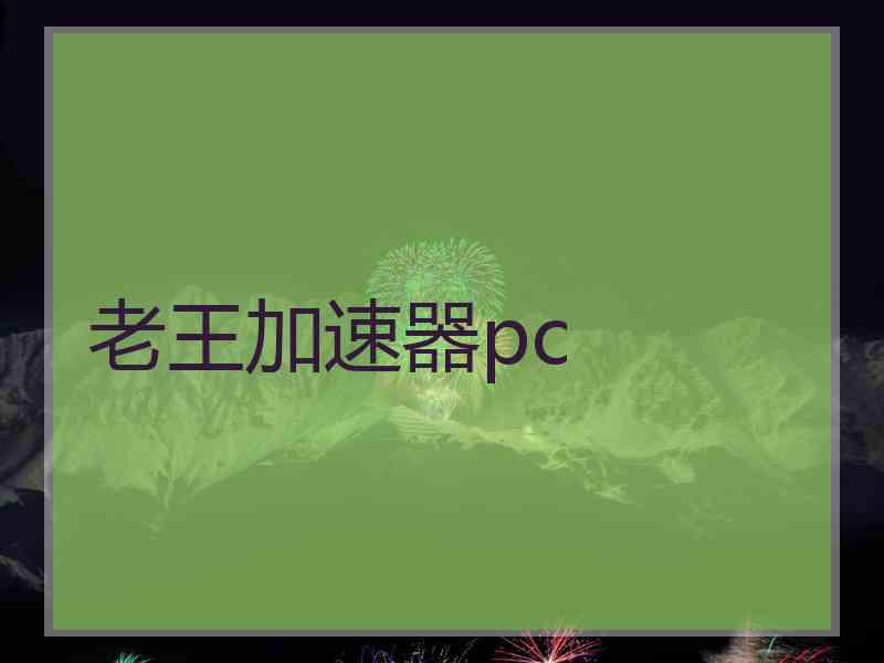 老王加速器pc