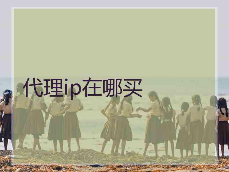 代理ip在哪买