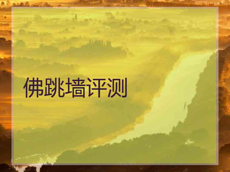 佛跳墙评测